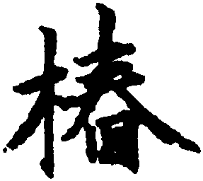 桩字草书图片